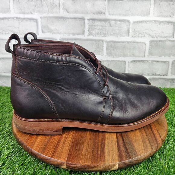 Allen Edmonds Nomad Chukka Ankle Boots Mens Size 12 D Brown Lace Up Leather - Picture 1 of 10
